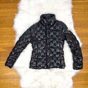 MONCLER Ludivine Luxury Black Puffer Jacket - Size 1 ~ S